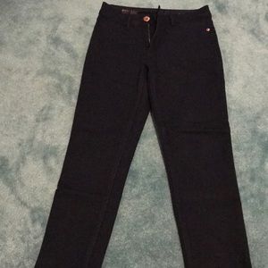 DL high waisted, dark blue denim